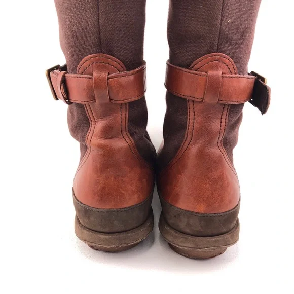 Patagonia Addie Rider Brown Leather Tall Riding Boots 9.5 - Picture 16 of 16